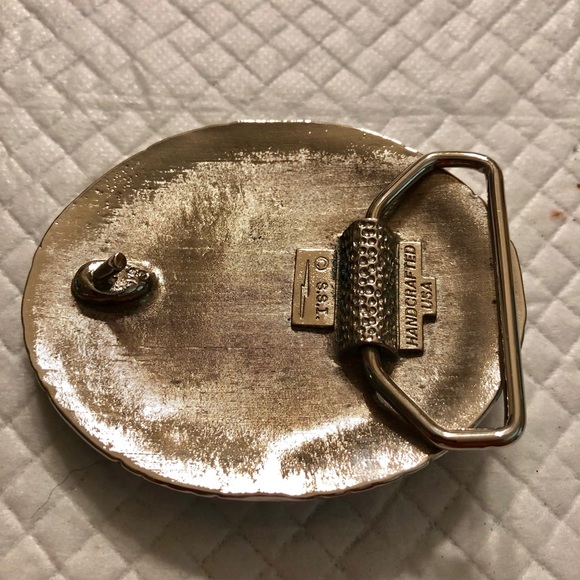 SSI Silver Plated Belt Buckle - Picture 2 of 4